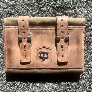 Tool Pouch Leather and Canvas